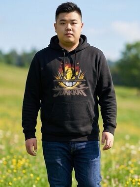 NWT Fanatics Black Overwatch League Junkrat Graphic Hoodie ESports - Size L